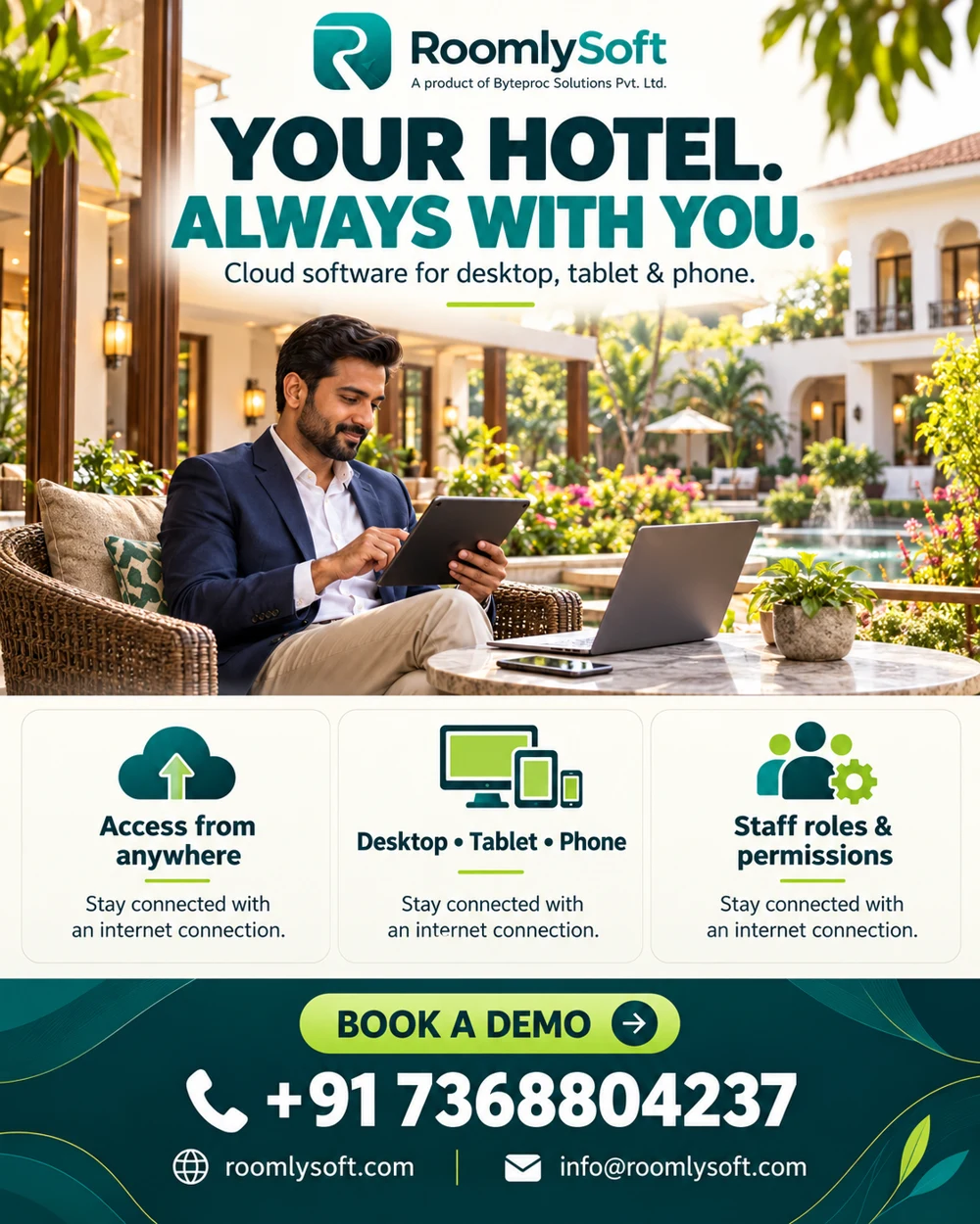RoomlySoft: Cloud software access